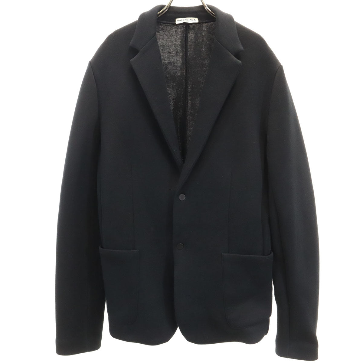 BALENCIAGA Portuguese Unstructured Blazer Black Size L