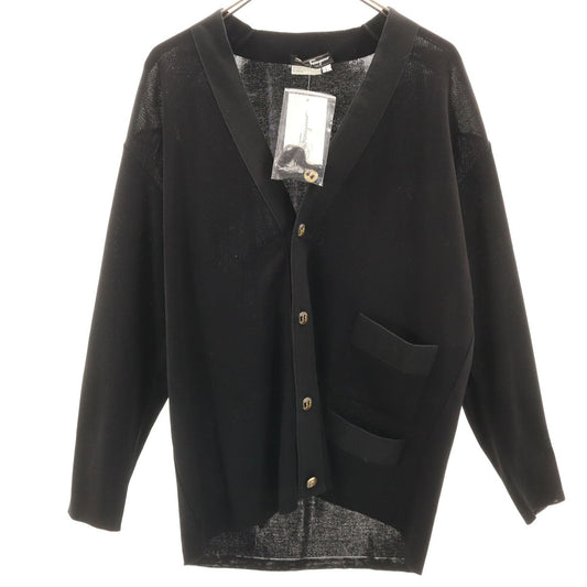 Salvatore Ferragamo 90s V-Neck Knit Cardigan Black Size L