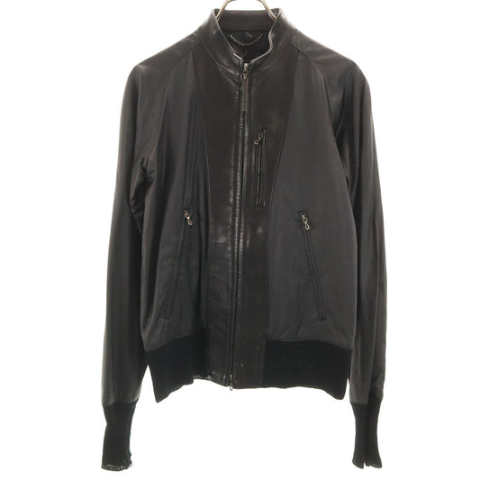 The Viridi-anne Leather Panel Jacket Black Size 1