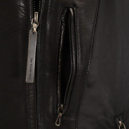 The Viridi-anne Leather Panel Jacket Black Size 1
