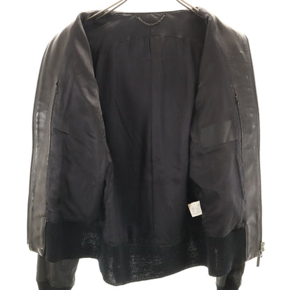 The Viridi-anne Leather Panel Jacket Black Size 1