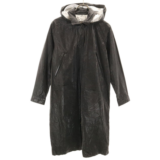 T by Alexander Wang Hooded Coat Black
