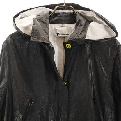T by Alexander Wang Hooded Coat Black