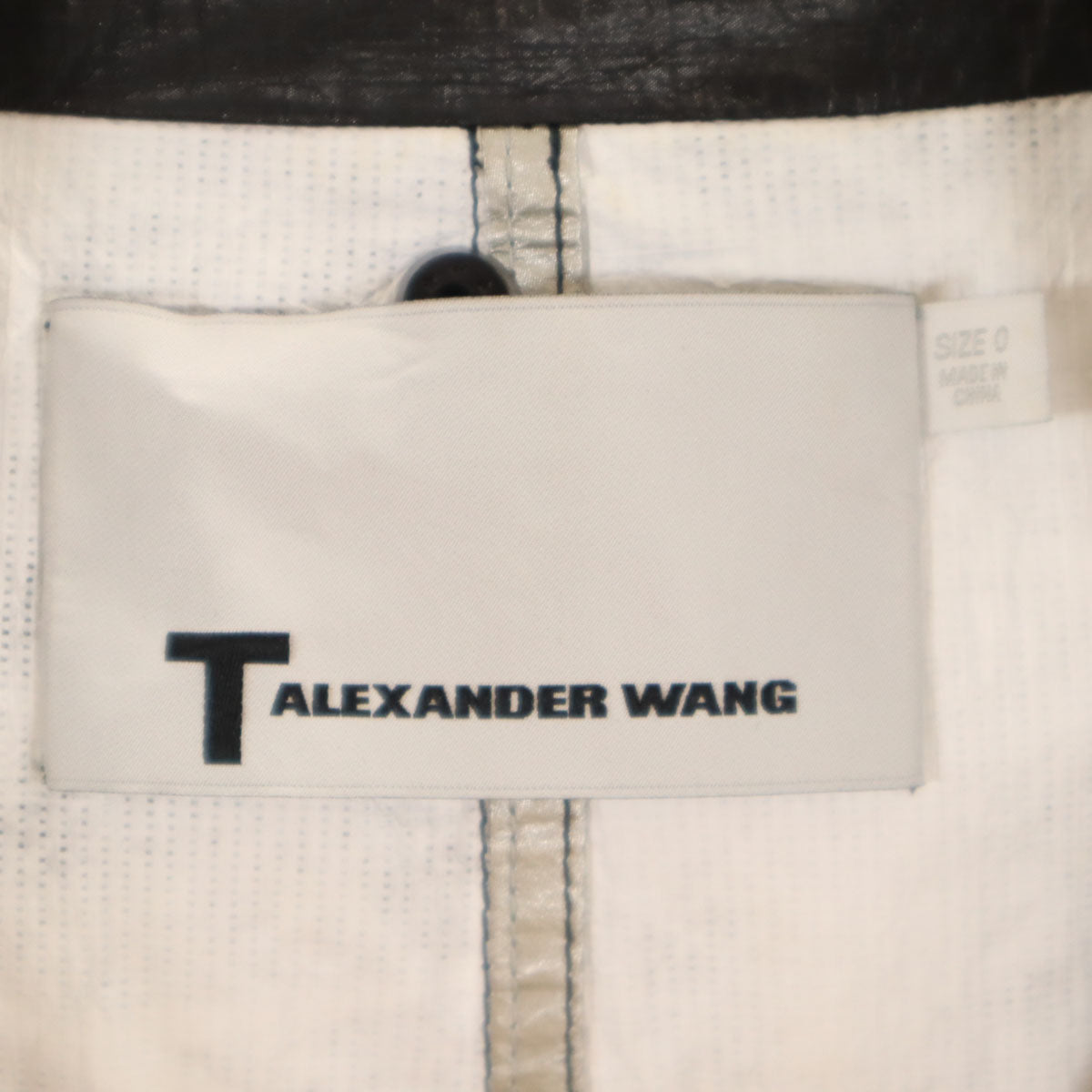 T by Alexander Wang Hooded Coat Black