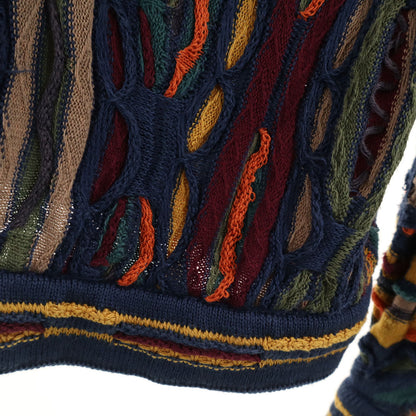 COOGI 90s Vintage 3D Knit Cardigan Multi Size M