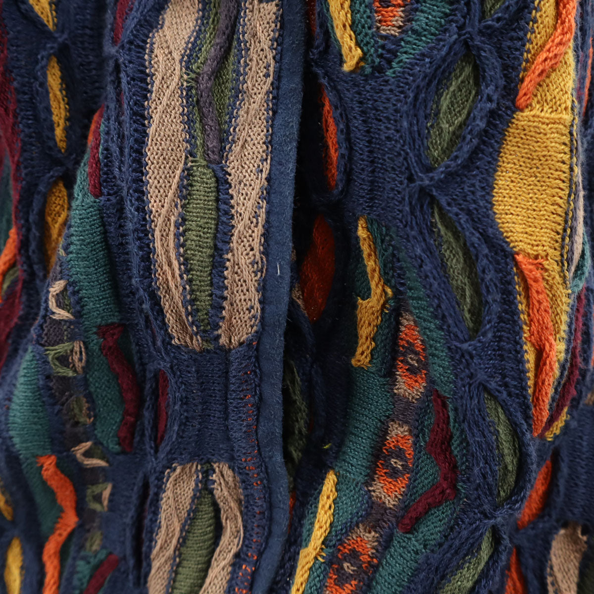 COOGI 90s Vintage 3D Knit Cardigan Multi Size M