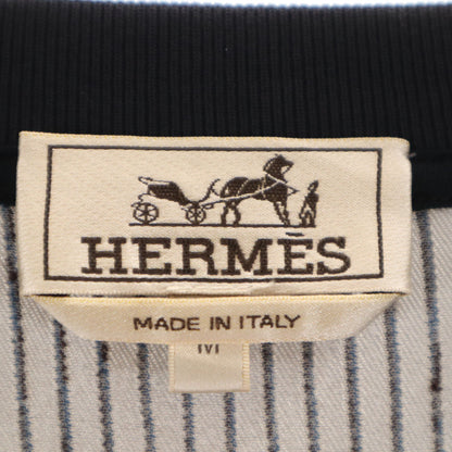 HERMES Silk Blend Quincaillerie Print Sweatshirt Size M