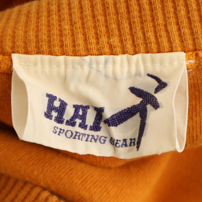 HAI SPORTING GEAR 90s Orange Back Logo Sweatshirt Size M