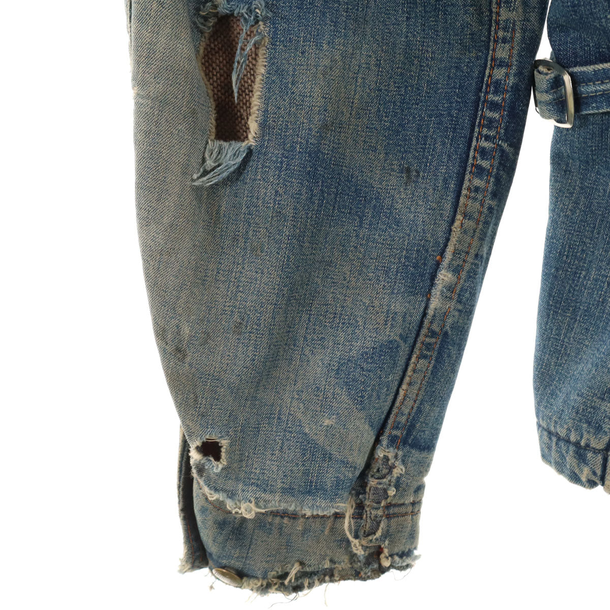 BIG SMITH Boro Washed Blue Blanket Lined Denim Jacket