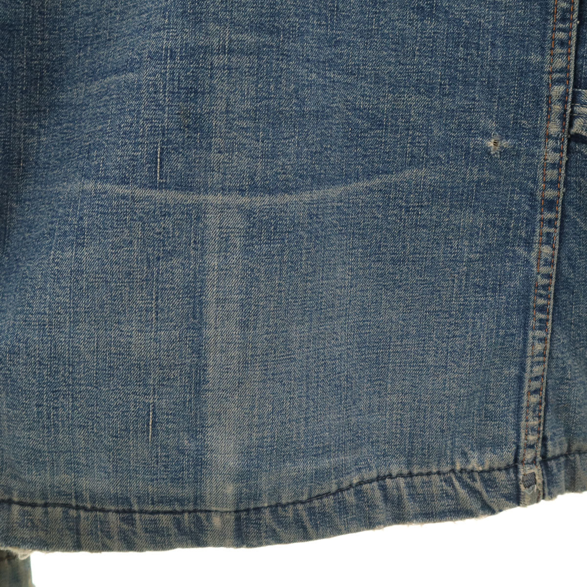 BIG SMITH Boro Washed Blue Blanket Lined Denim Jacket