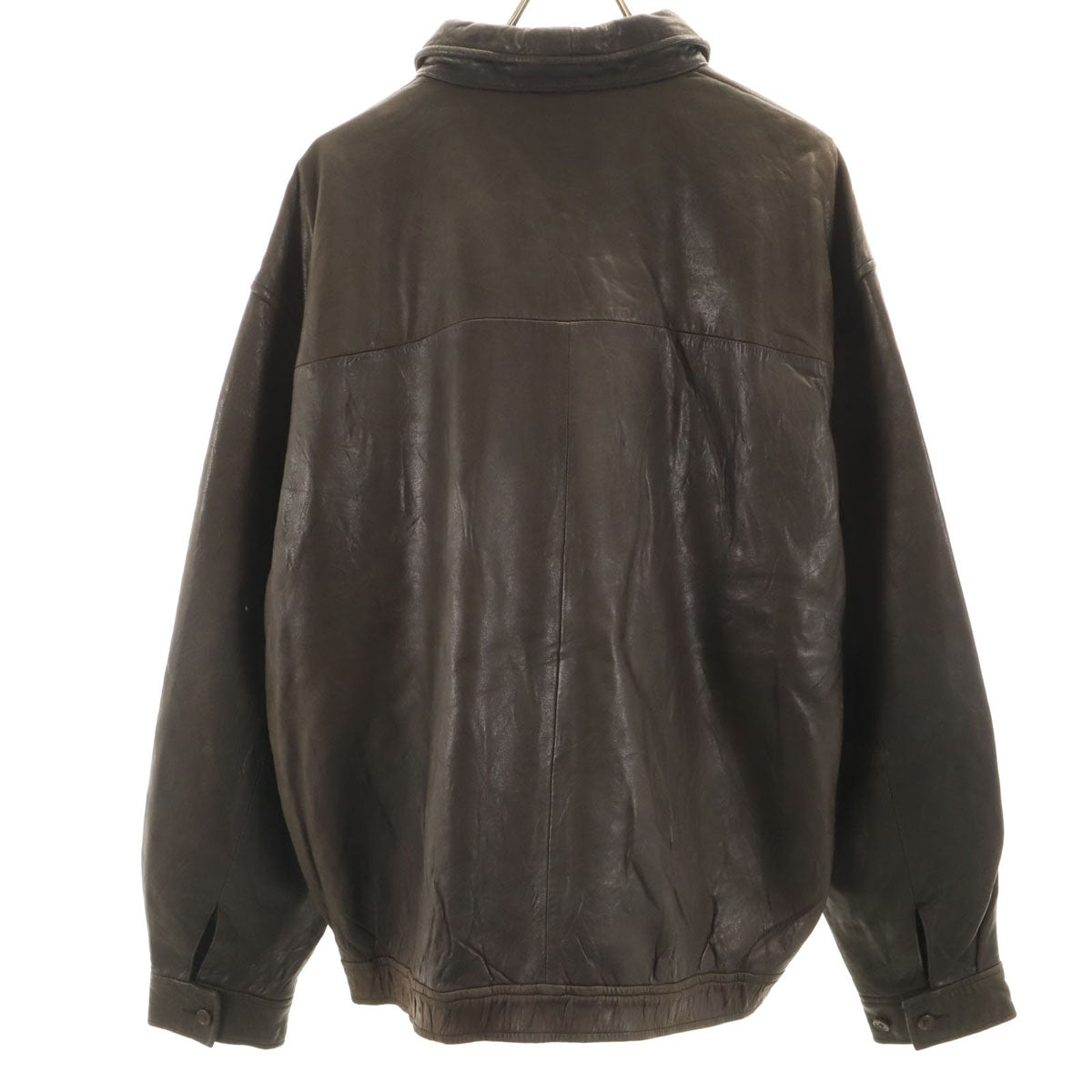Polo by Ralph Lauren 90s Dark Brown Leather Jacket Size XL