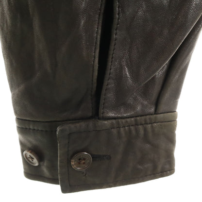 Polo by Ralph Lauren 90s Dark Brown Leather Jacket Size XL