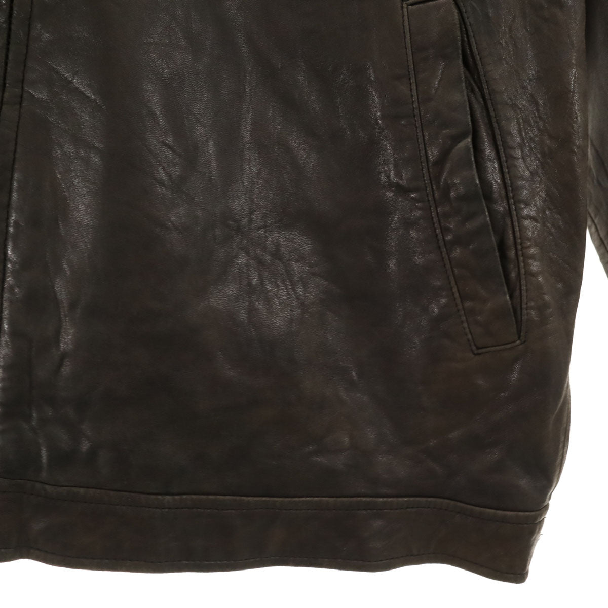 Polo by Ralph Lauren 90s Dark Brown Leather Jacket Size XL