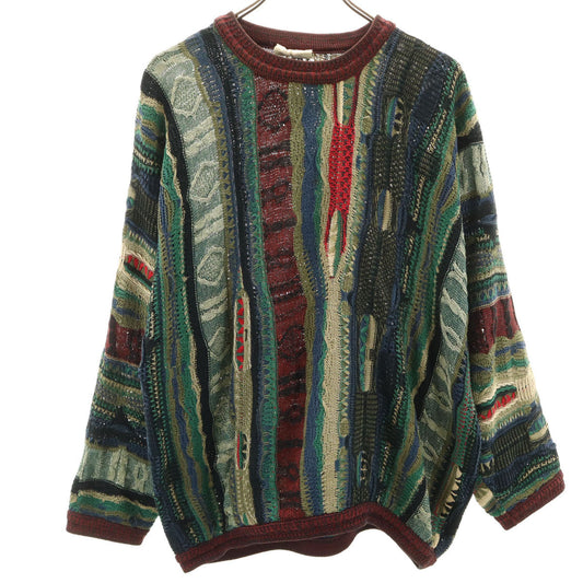 COOGI 90s Australian Made 3D Knit Sweater Multi Size M