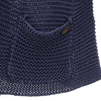 ARMANI COLLEZIONI Linen Long Sleeve Cardigan Navy Size 50