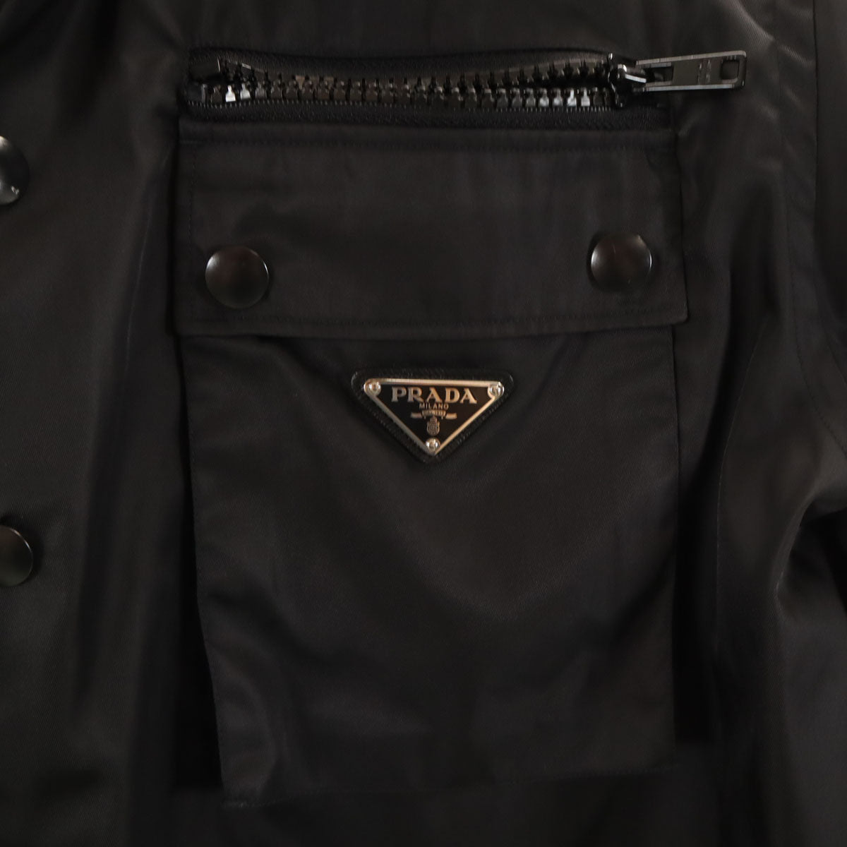 PRADA 2019 Field Jacket Black Size M