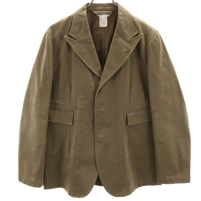 COMME des GARCONS Italian Twill Tailored Blazer Olive Size L
