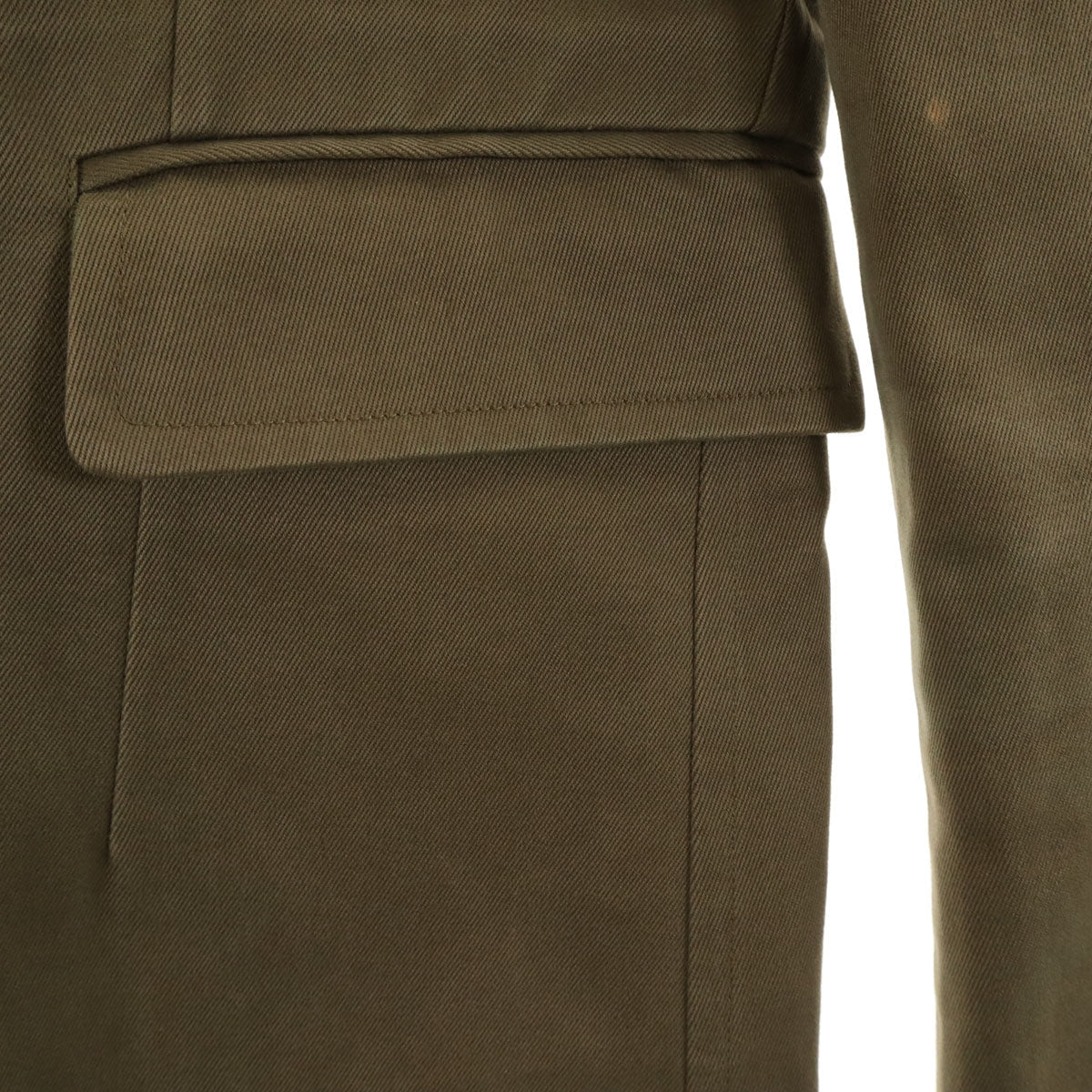 COMME des GARCONS Italian Twill Tailored Blazer Olive Size L