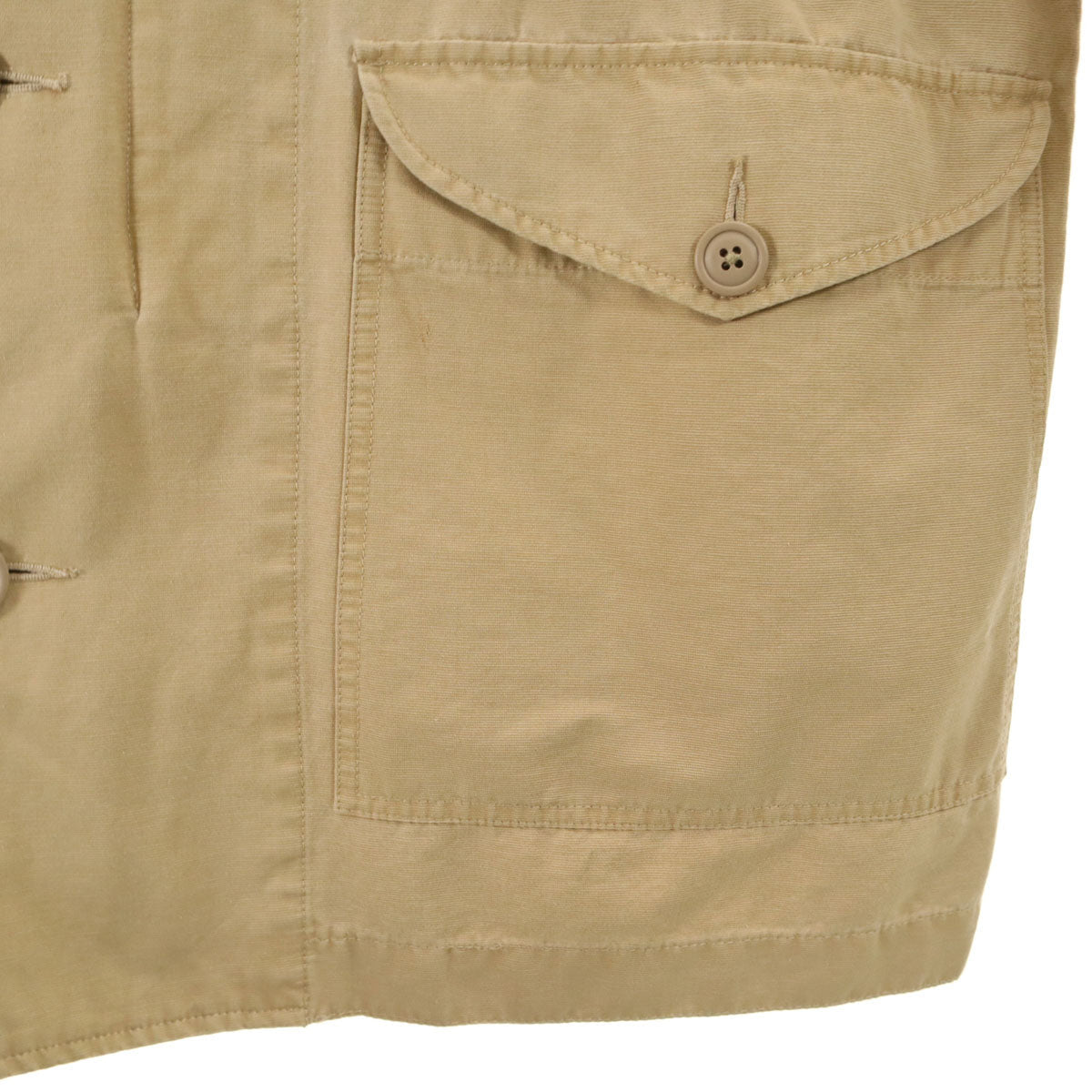 POLO RALPH LAUREN 90s Hooded Coat Beige Size L