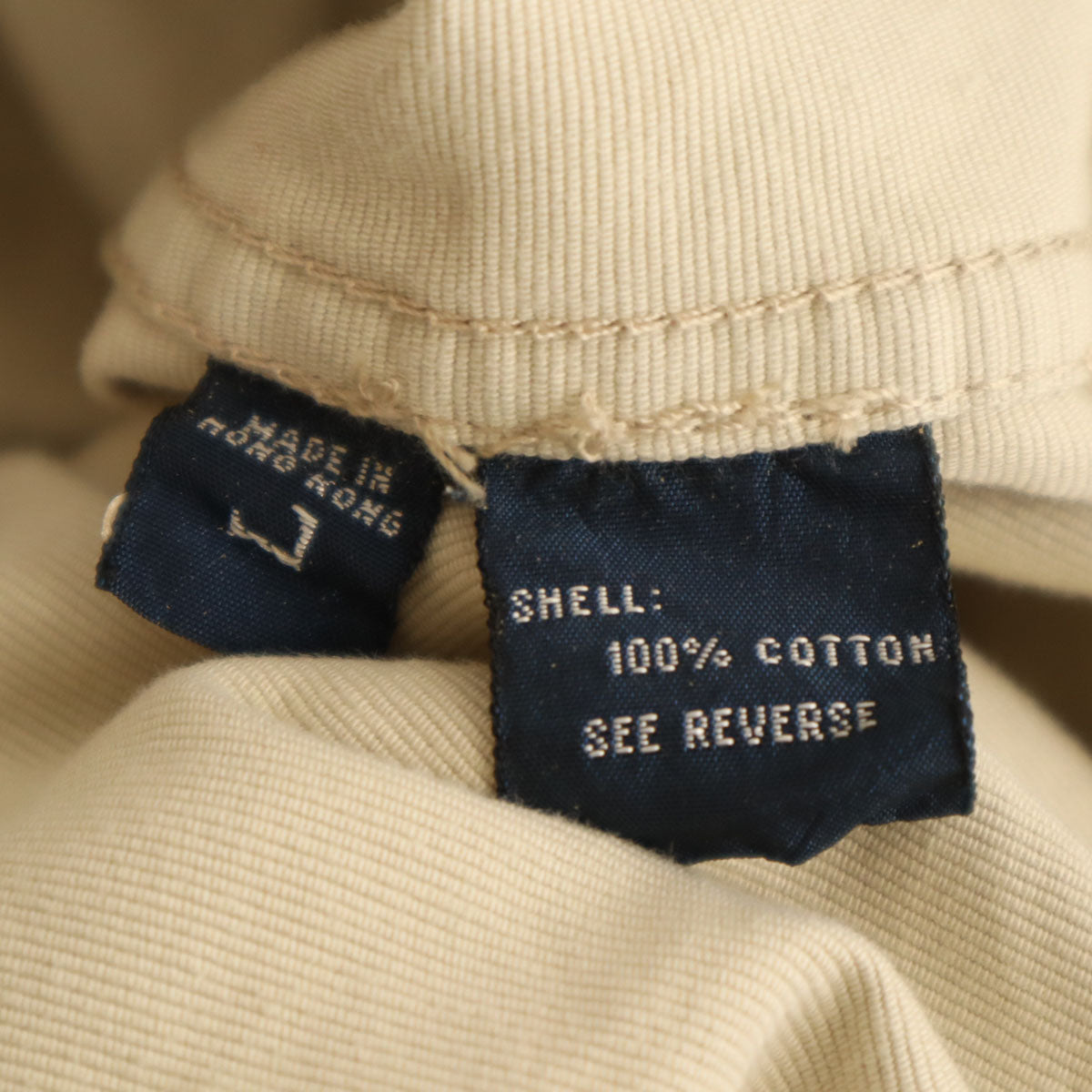 POLO RALPH LAUREN 90s Hooded Coat Beige Size L