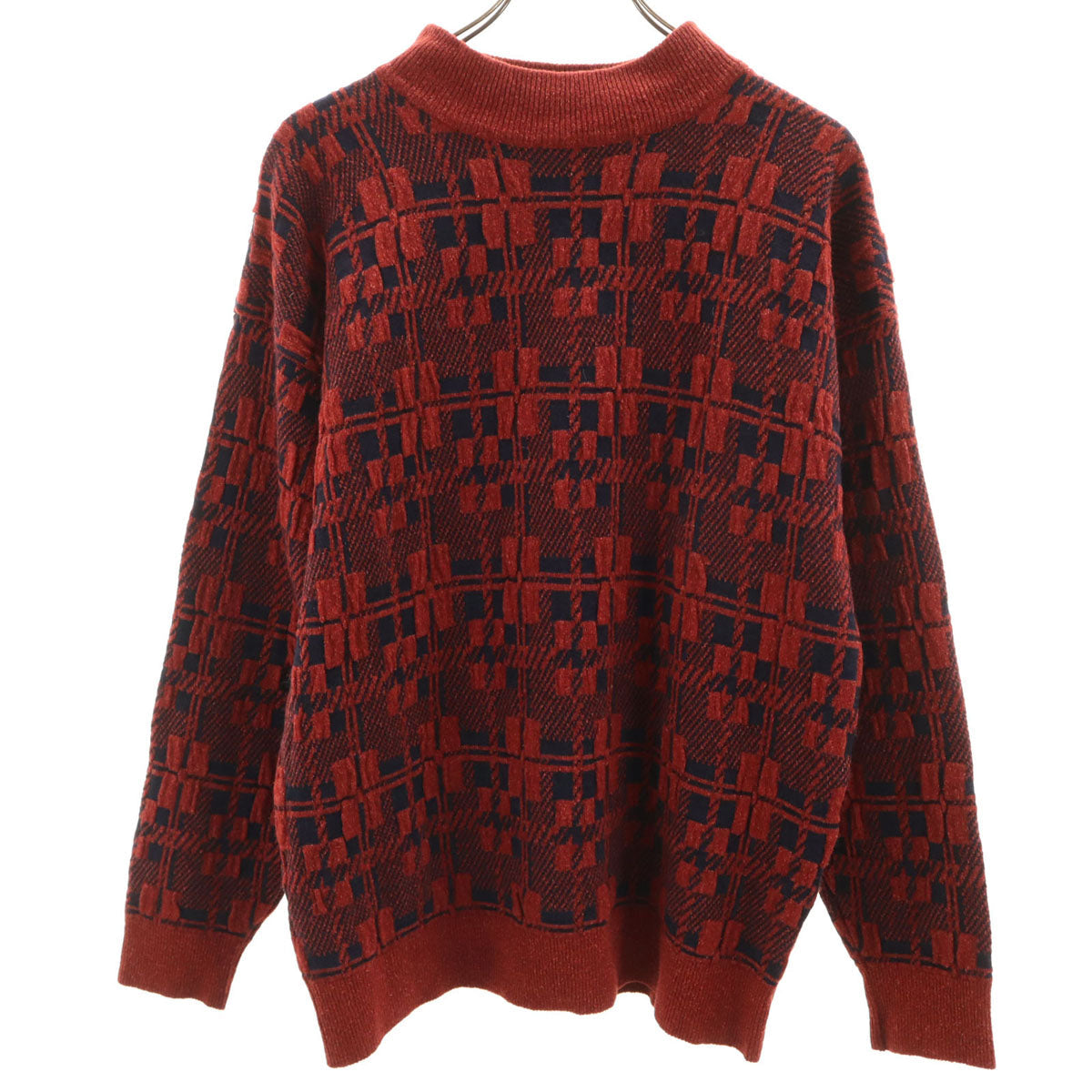 Christian Dior MONSIEUR SPORTS Patterned Sweater Red Size LL