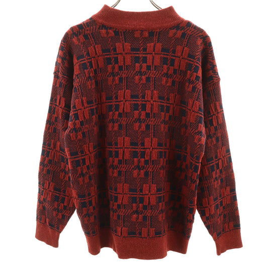 Christian Dior MONSIEUR SPORTS Patterned Sweater Red Size LL