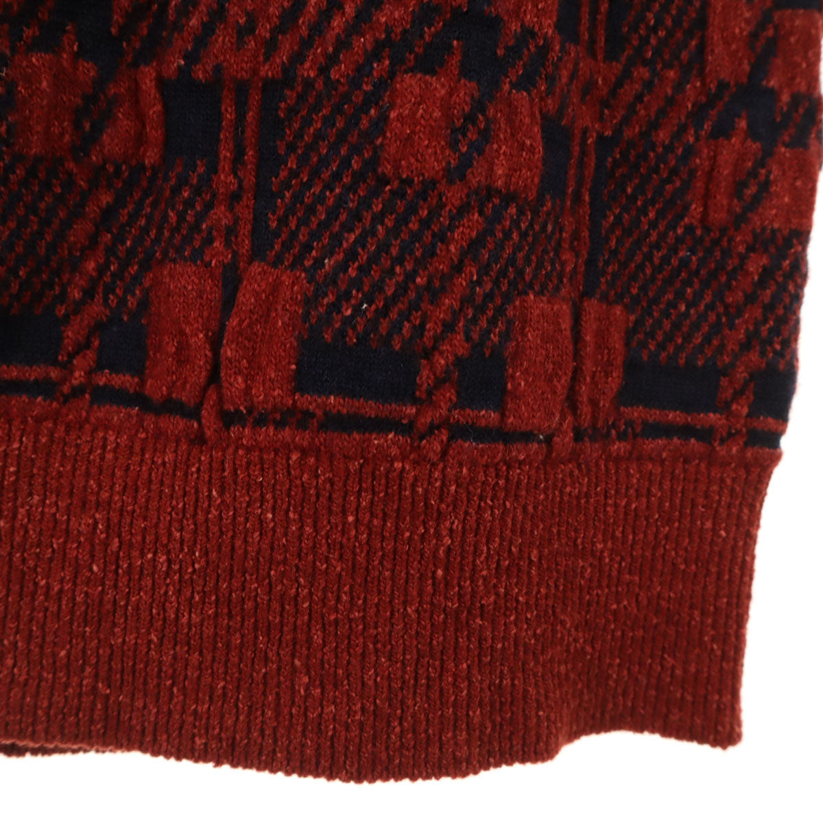 Christian Dior MONSIEUR SPORTS Patterned Sweater Red Size LL