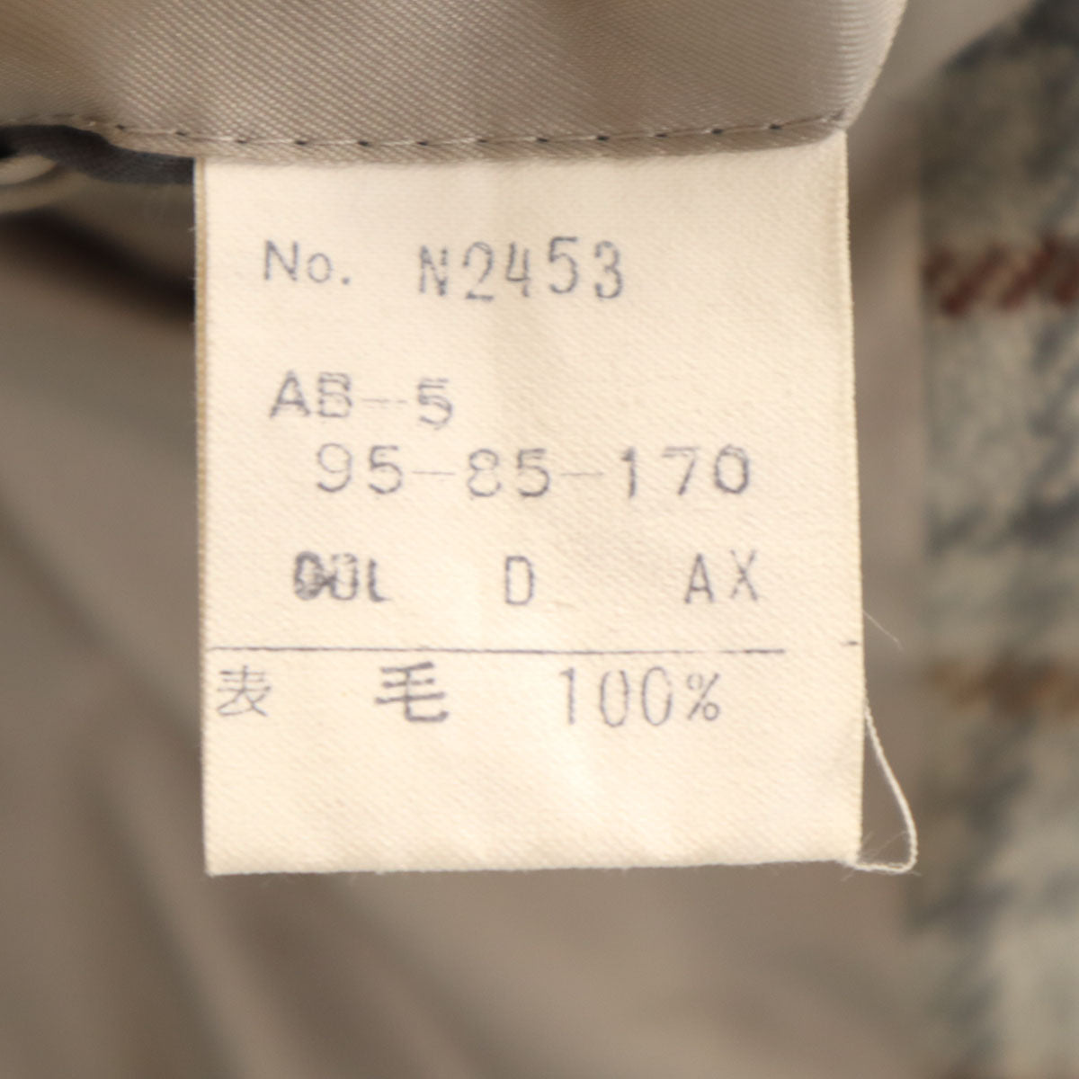 Christian Dior MONSIEUR 90s Check Pattern Blazer Size AB5