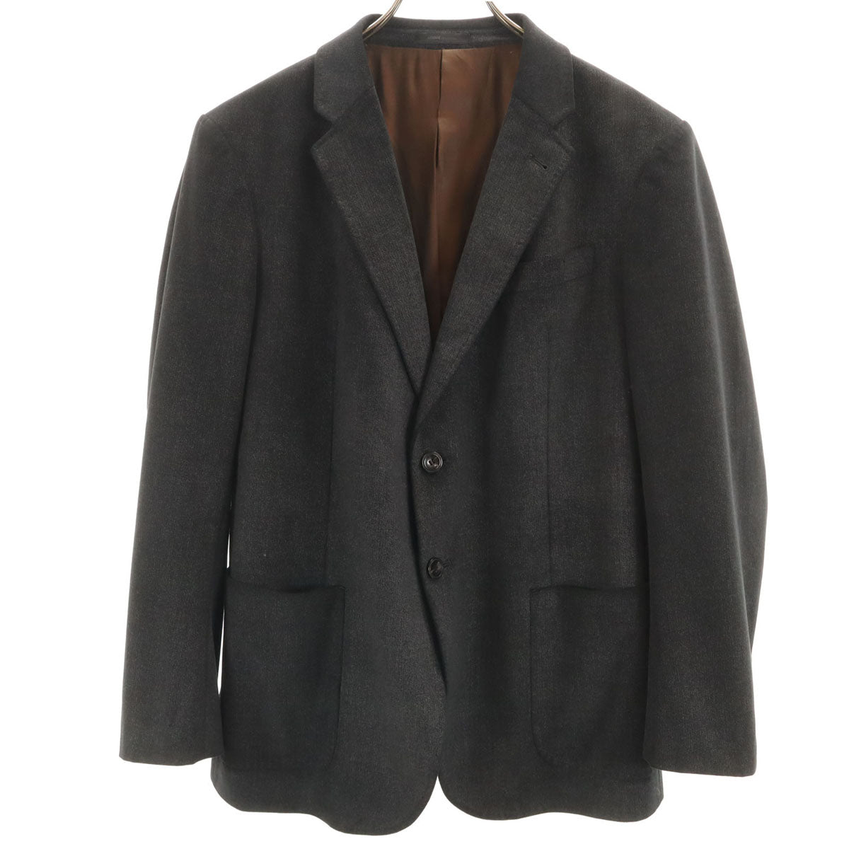 ARMANI COLLEZIONI Velour Blazer Black Size 50