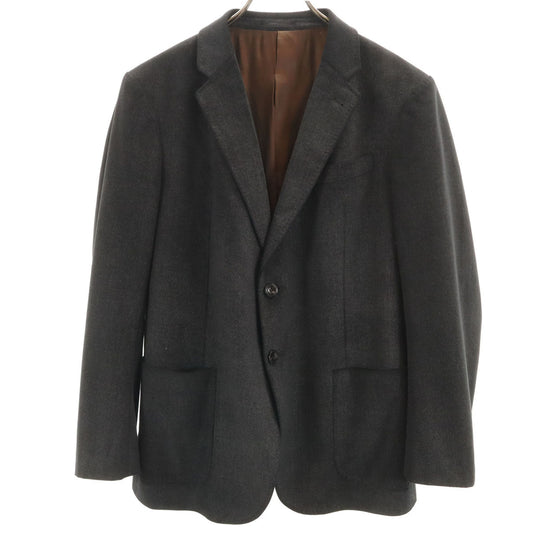 ARMANI COLLEZIONI Velour Blazer Black Size 50