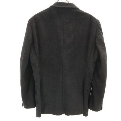ARMANI COLLEZIONI Velour Blazer Black Size 50
