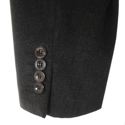 ARMANI COLLEZIONI Velour Blazer Black Size 50
