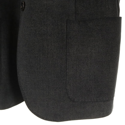 ARMANI COLLEZIONI Velour Blazer Black Size 50
