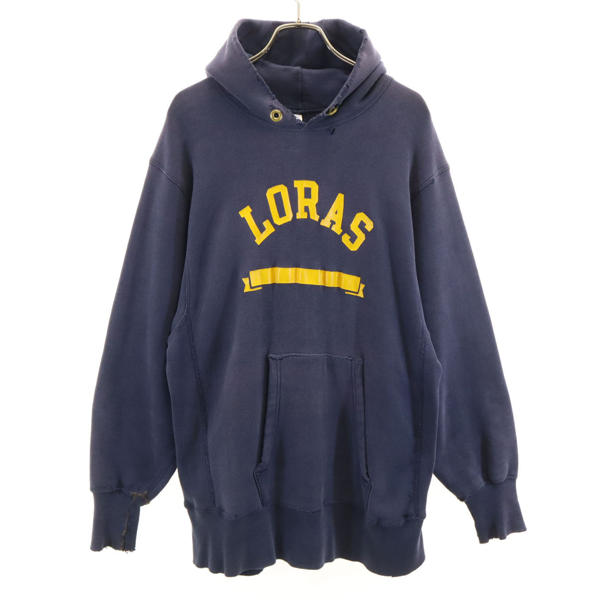 Champion 70s USA Reverse Weave Hoodie Navy Size L
