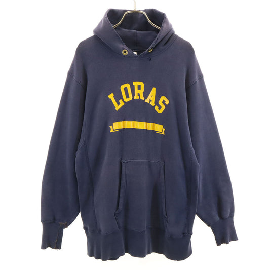 Champion 70s USA Reverse Weave Hoodie Navy Size L