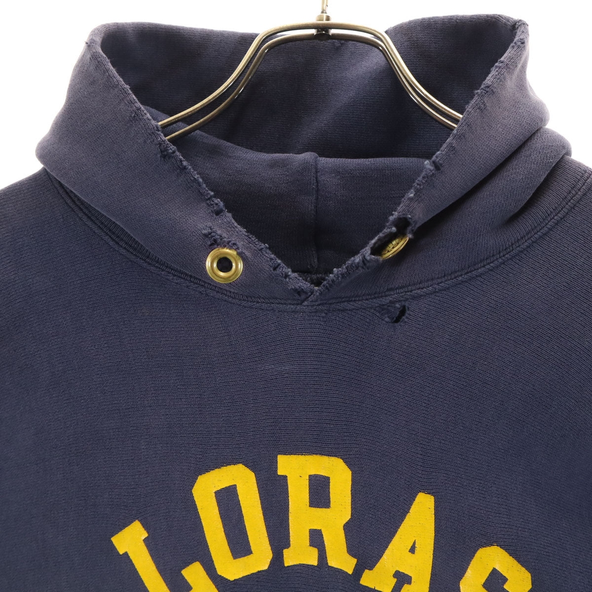 Champion 70s USA Reverse Weave Hoodie Navy Size L