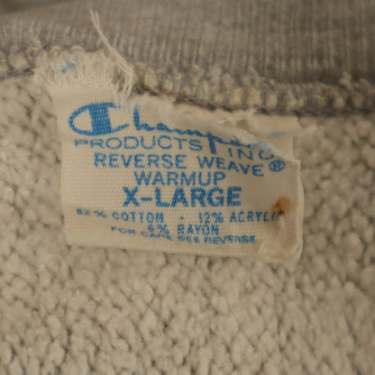 Champion 70s USA Vintage Reverse Sweatshirt Gray Size XL