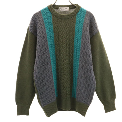 Christian Dior MONSIEUR 90s Cable Knit Sweater Size M