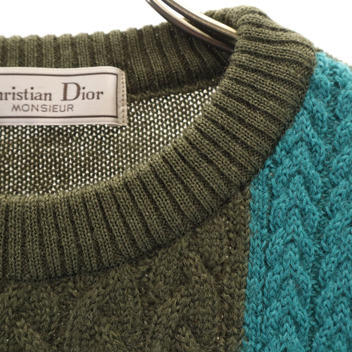 Christian Dior MONSIEUR 90s Cable Knit Sweater Size M