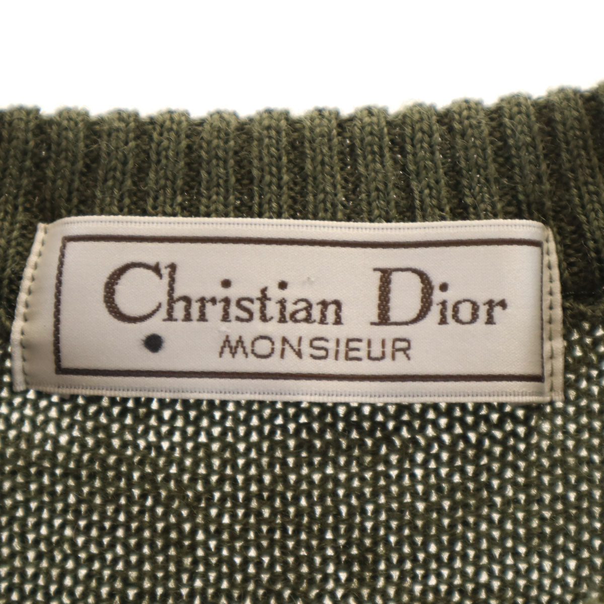 Christian Dior MONSIEUR 90s Cable Knit Sweater Size M