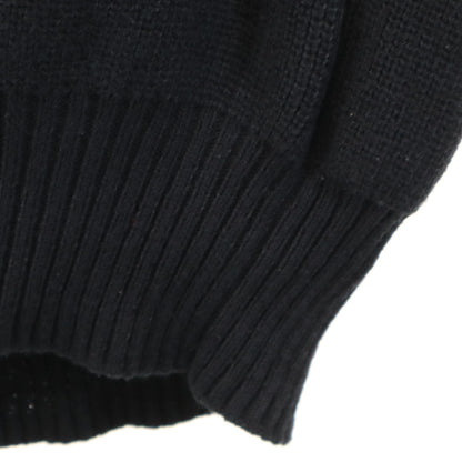 Sacai Long Sleeve Design Knit Sweater Black Size 2