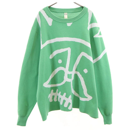 SHINYA KOZUKA 23AW Silly King Long Sweater Green Size M