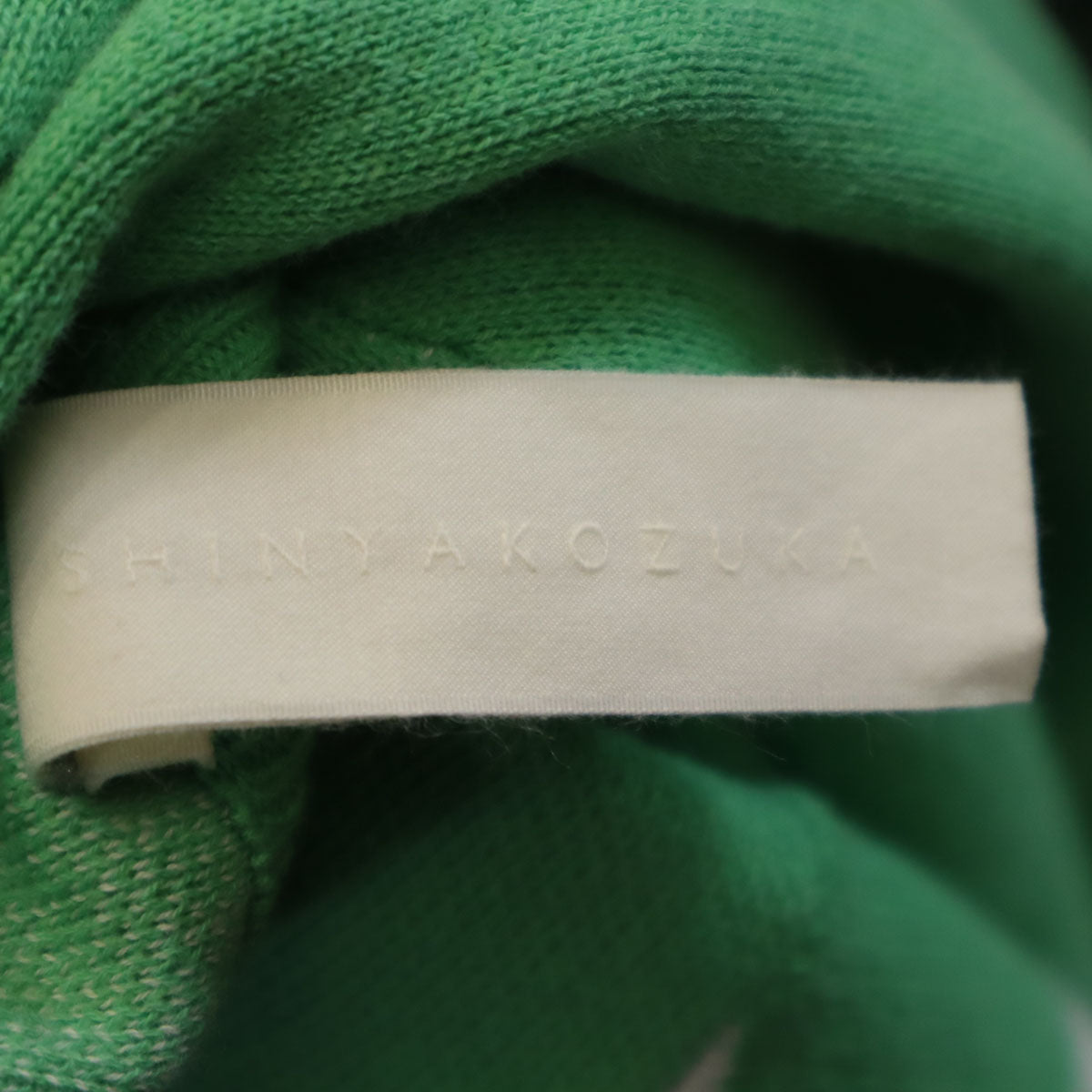 SHINYA KOZUKA 23AW Silly King Long Sweater Green Size M