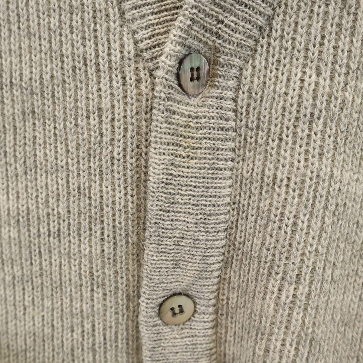 MIYAKE DESIGN STUDIO 90s V-Neck Knit Cardigan Gray Size L