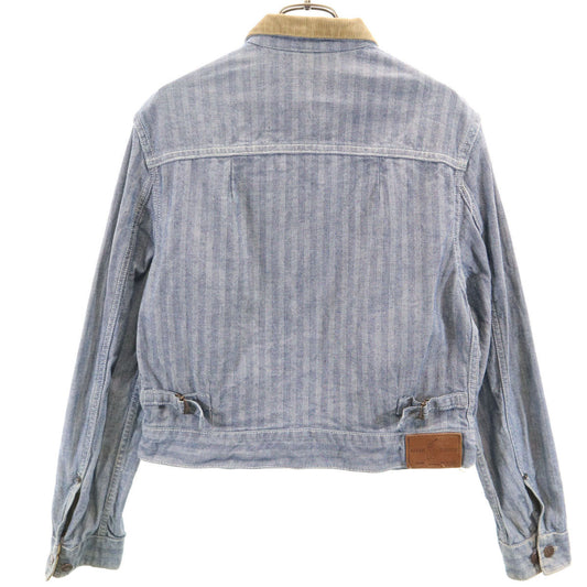 RALPH LAUREN 80s Vintage Herringbone Jacket Navy Size 10