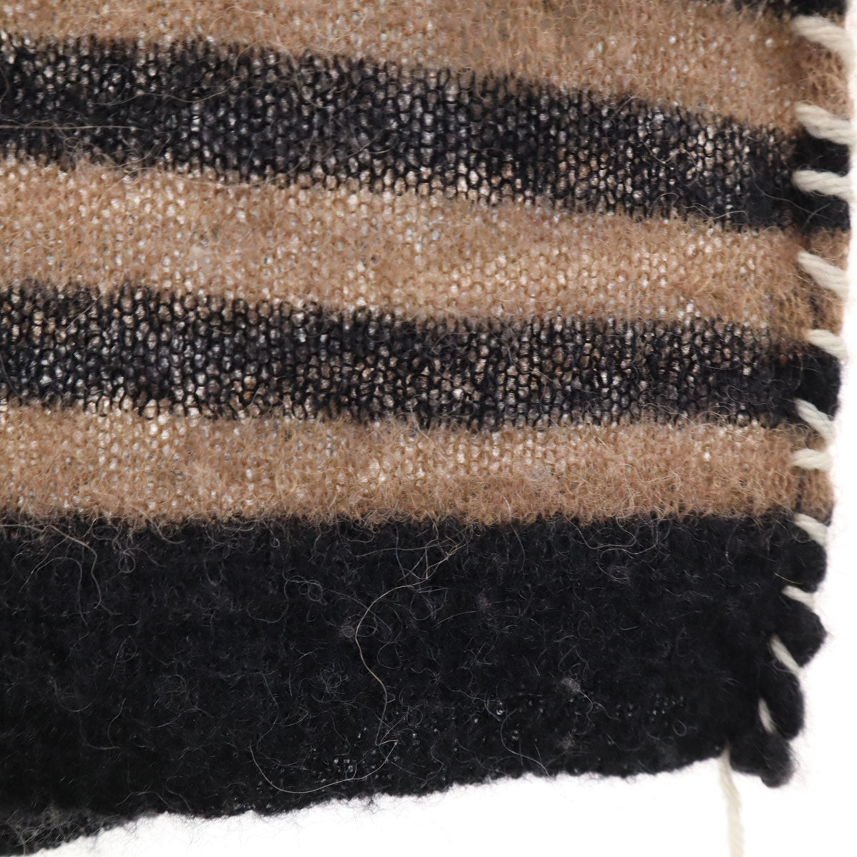 ACNE STUDIOS Striped Long Sleeve Knit Sweater Brown Size XS