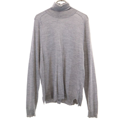 MIUMIU 2006 Italian Long Sleeve Turtleneck Sweater Gray Size M