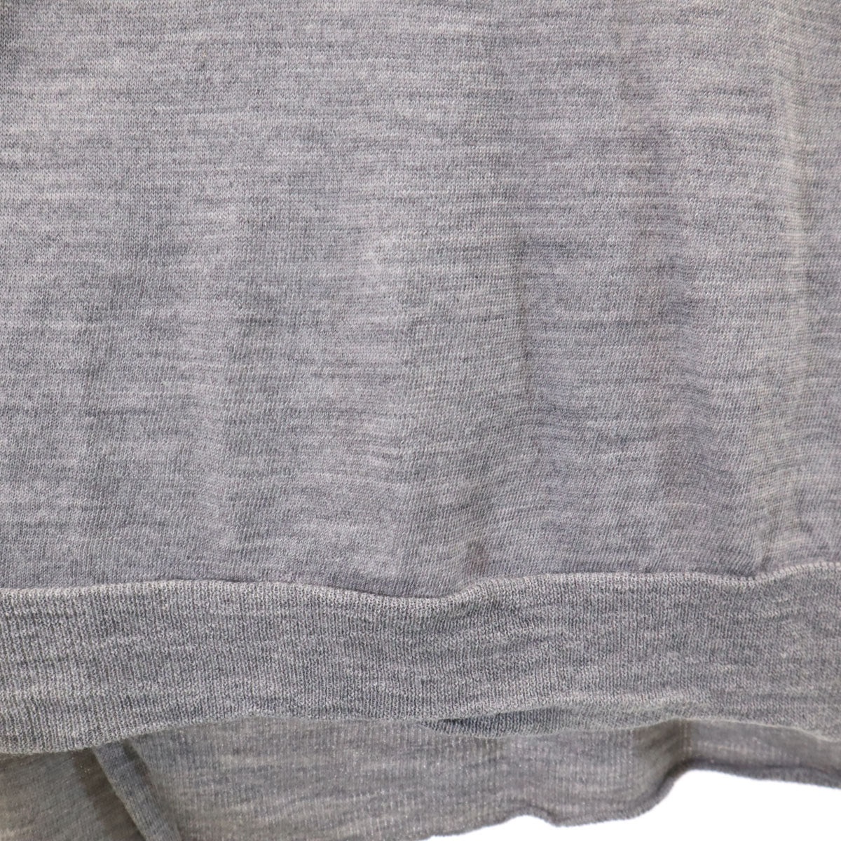 MIUMIU 2006 Italian Long Sleeve Turtleneck Sweater Gray Size M