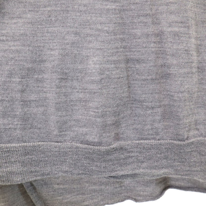 MIUMIU 2006 Italian Long Sleeve Turtleneck Sweater Gray Size M