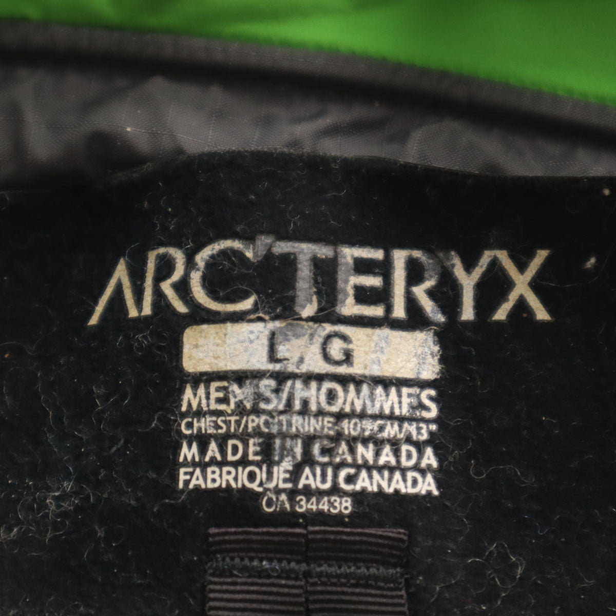 ARC'TERYX Alpha SV Made in Canada Jacket Green Size L
